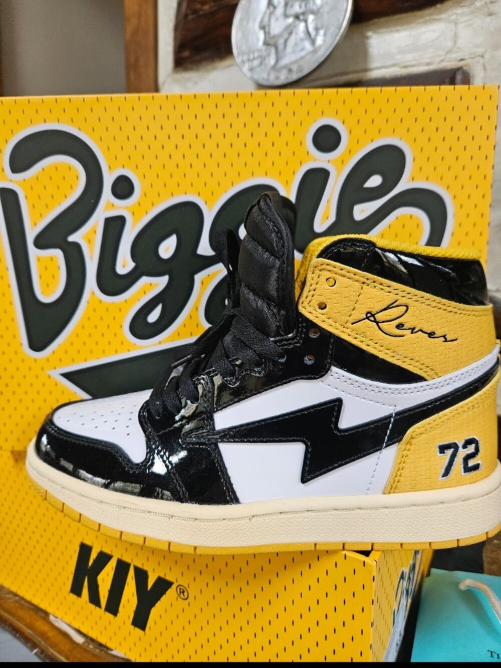 High top sneakers Kool KIY Reves Paris Biggie Notorious BIG 5.5’ Hi - Picture 4 of 4